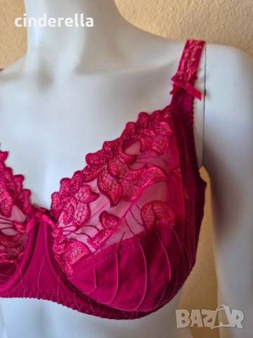 Сутиен 75D Prima Donna Червен НОВ с Банели, снимка 3 - Бельо - 53895783