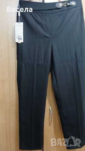 Черен стилен дамски панталон, снимка 2 - Панталони - 54350480