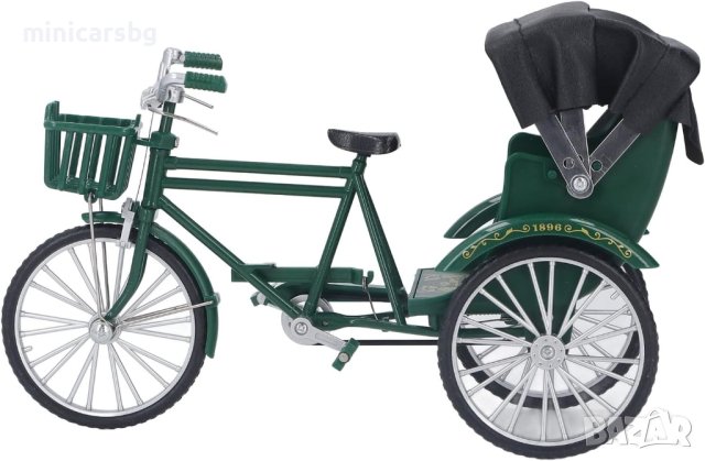 Метални колела триколка - рикша в ретро стил, снимка 3 - Колекции - 30110739