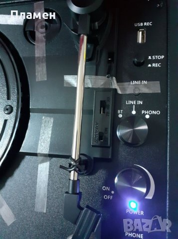 Ретро Грамофон с плочи Reflexion hif 1970 bt USB, 3,5 mm AUX-IN, BLUETOOTH, 2х24 W Размери (Ш / В / , снимка 6 - Грамофони - 38563504