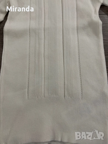 Koton бял пуловер М, снимка 7 - Блузи с дълъг ръкав и пуловери - 52557975