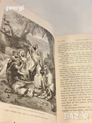 Стара библия с твърди корици на английски език   2/5, снимка 9 - Антикварни и старинни предмети - 47732849