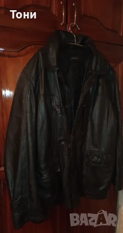Ново Мъжко Зимно Яке Изцяло от Естествена Кожа XL , снимка 3 - Якета - 49485957