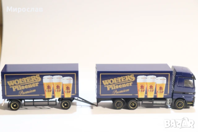ALBEDO H0 1/87 MERCEDES ACTROS ВЛЕКАЧ КАМИОН МОДЕЛ КОЛИЧКА, снимка 6 - Колекции - 50964452