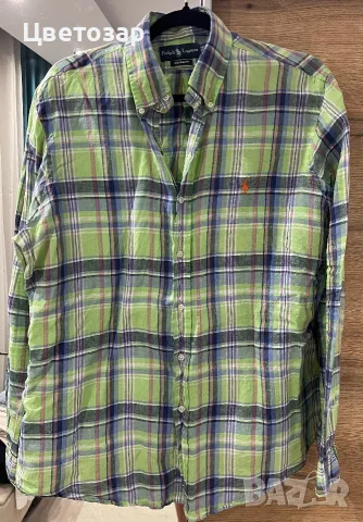 Polo Ralph Lauren ленена мъжка риза