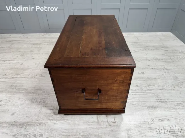 Рустикален сандък масив В005, снимка 11 - Ракли - 56021323