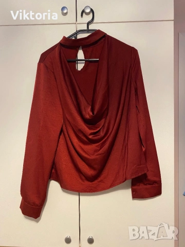 Елегантна блуза , снимка 3 - Блузи с дълъг ръкав и пуловери - 54323157