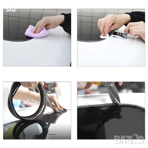 Универсално гумено уплътнение за врати, прозорци, багажници, снимка 2 - Аксесоари и консумативи - 54131258