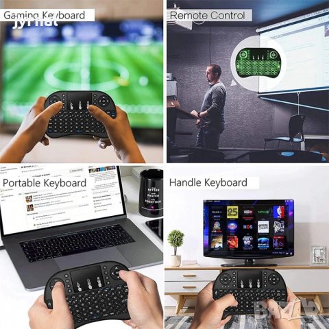 Мини безжична клавиатура с тъчпад - 2.4G, снимка 9 - Клавиатури и мишки - 39071033