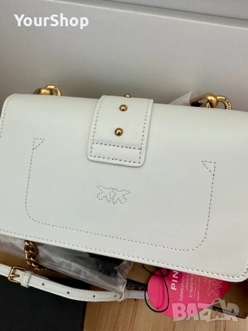PINKO Love One Mini – оригинална кожена чанта | НОВА , снимка 4 - Чанти - 54059172