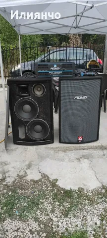 Комплект професионални Peavey колони 2х12ки.по 700w мах 1400w)Стапсло Peavey PV2000, снимка 2 - Тонколони - 55823793
