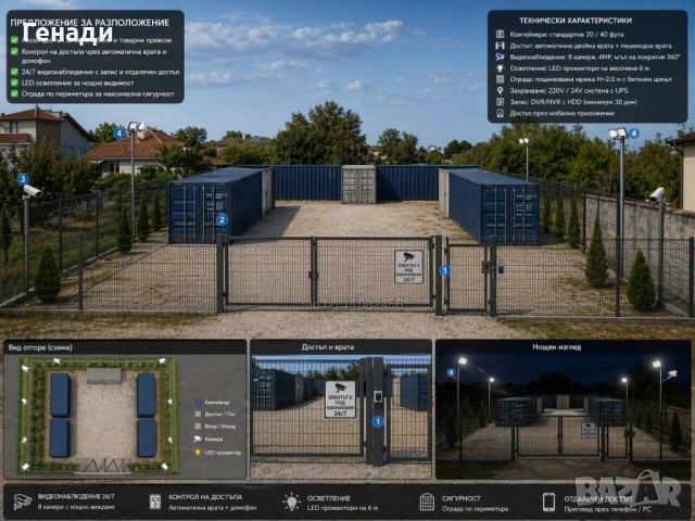 Давам под наем контейнери за склад