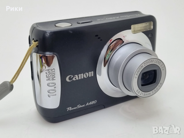 Canon Digital Camera PowerShot A480 10.0MP Black, снимка 5 - Фотоапарати - 52729637