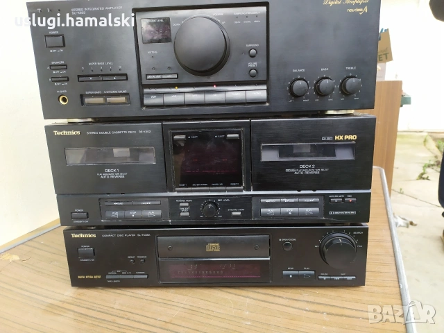 Усилвател/дек/CD плейър Technics, снимка 9 - Ресийвъри, усилватели, смесителни пултове - 53963170