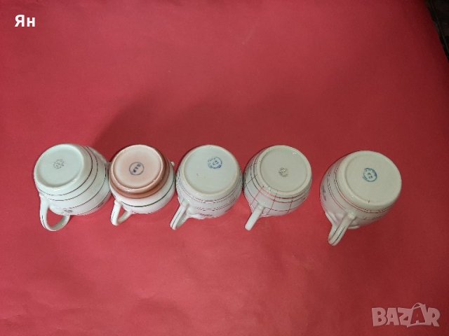  Колекция Български Стар Ретро Порцелан 'Каничка Буре'-5бр. , снимка 3 - Други ценни предмети - 34372896