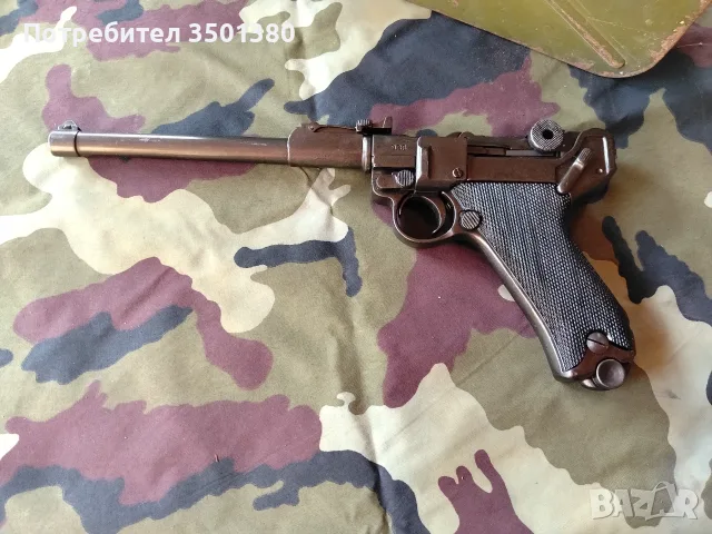 Пистолет LUGER P08 , снимка 4 - Антикварни и старинни предмети - 56112585