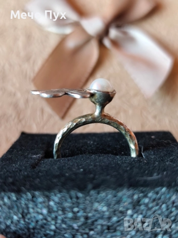 Сребърен пръстен (300), снимка 4 - Пръстени - 52502193