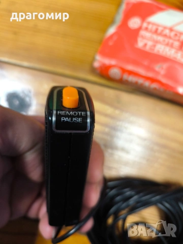 HITACHI REMOTE PAUSE SWITCH VT-RM42, снимка 5 - Дистанционни - 54266988