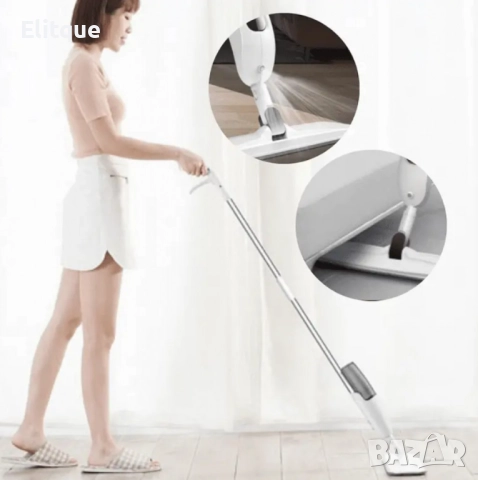 Почистващ и дезинфекциращ плосък спрей моп, снимка 4 - Други стоки за дома - 52596909