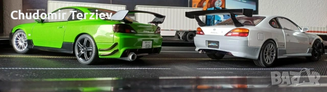 Solido 1:18 Nissan Silvia S15 мащабни модели коли 2бр., снимка 4 - Колекции - 54265603