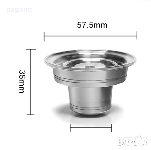 Адаптер с преход за Неспресо / Nespresso капсули за кафемашини VertuoLine, снимка 4 - Аксесоари за кухня - 52221297