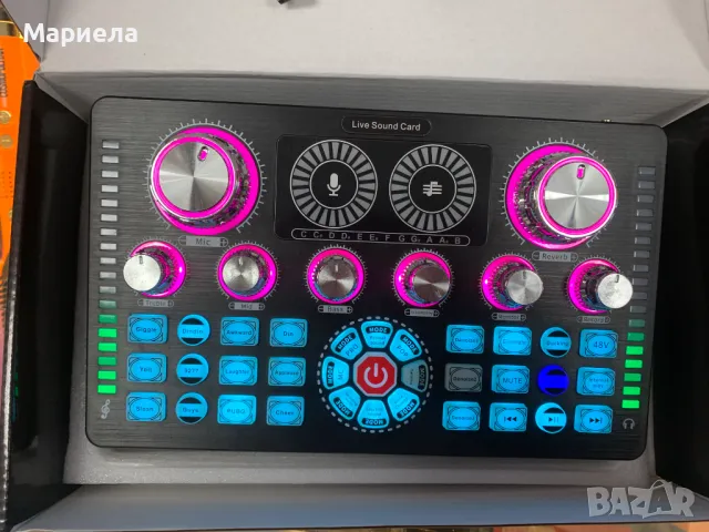 Професионален аудио миксер/Звукова карта на живо и стерео аудио интерфейс, снимка 14 - Друга електроника - 49359587