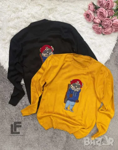 Блуза LFS Cool Bear Yellow 9432  , снимка 3 - Блузи с дълъг ръкав и пуловери - 50437574