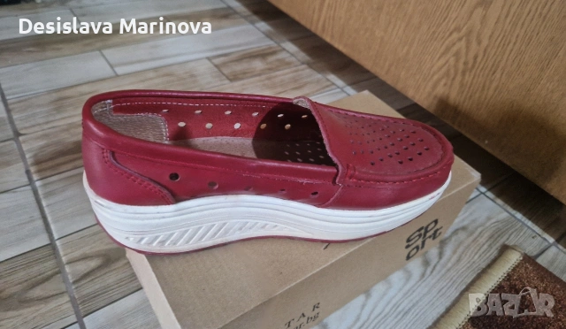 Мокасини, снимка 3 - Дамски ежедневни обувки - 54357830