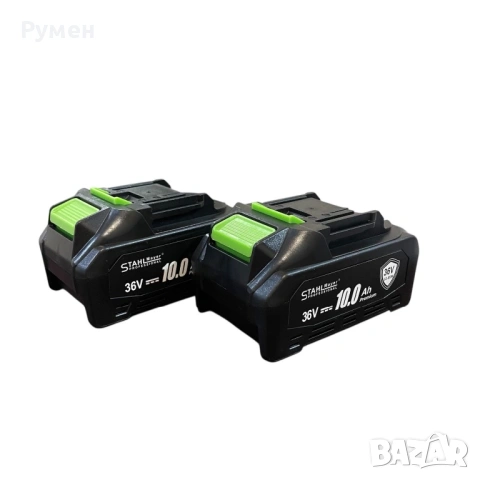 АКУМУЛАТОРНА РЕЗАЧКА STAHLMAYER 36V 10AH С ДИСПЛЕЙ , ДВЕ БАТЕРИИ И 2 ВЕРИГИ – 30СМ ШИНА, снимка 5 - Градински инструменти - 53106861