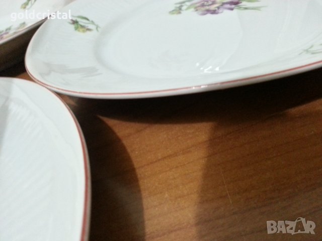 Стар български порцелан чинии за основно , снимка 6 - Антикварни и старинни предмети - 39665455