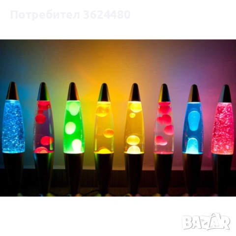 ЛАВА ГОЛЯМА НОЩНА ЛАМПА 2116, снимка 7 - Настолни лампи - 52650142