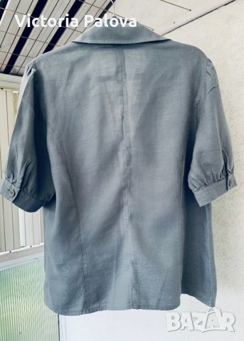 Хубава блуза(риза) CONTRA,лен 100%, снимка 10 - Ризи - 22647803