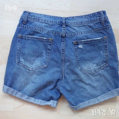 дамски къси дънки , снимка 2 - Къси панталони и бермуди - 51233697