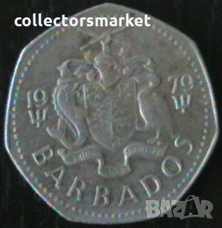 1 долар 1979, Барбадос, снимка 2 - Нумизматика и бонистика - 35181030