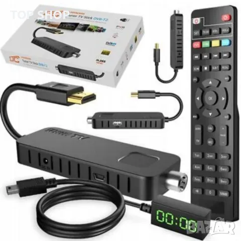 Декодер Тунер TV Hd Dvb-t2, снимка 3 - Приемници и антени - 48747730