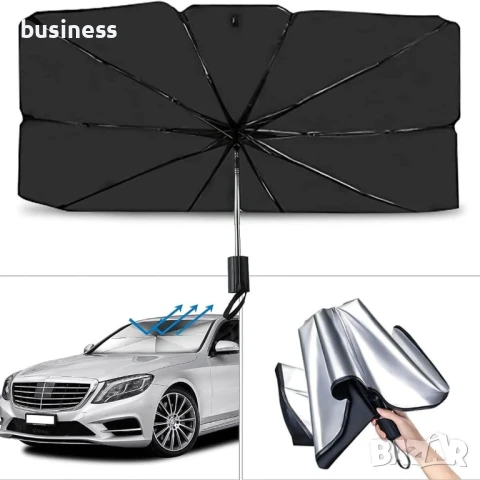 Иновативен сенник -чадър за предно стъкло на автомобил , снимка 5 - Аксесоари и консумативи - 51112936