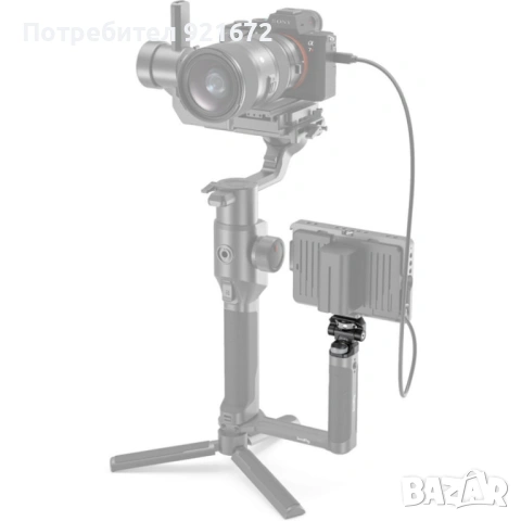 Smallrig 2903B Държач за монитор Swivel and Tilt Adjustable Monitor Mount with ARRI-Style Mount, снимка 7 - Чанти, стативи, аксесоари - 54358273