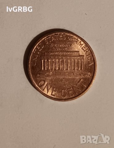 1 цент 1989 САЩ Америка Линкълн , снимка 4 - Нумизматика и бонистика - 44466585