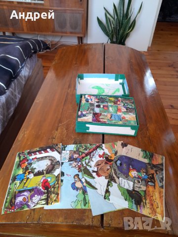 Стара детска игра с кубчета #6, снимка 2 - Други ценни предмети - 42840550