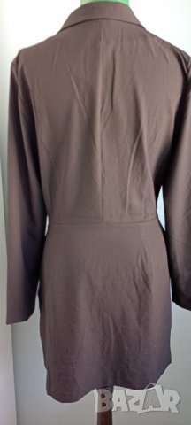 Рокля сако с изрязан участък H&M M/L Нова, снимка 3 - Рокли - 36711618