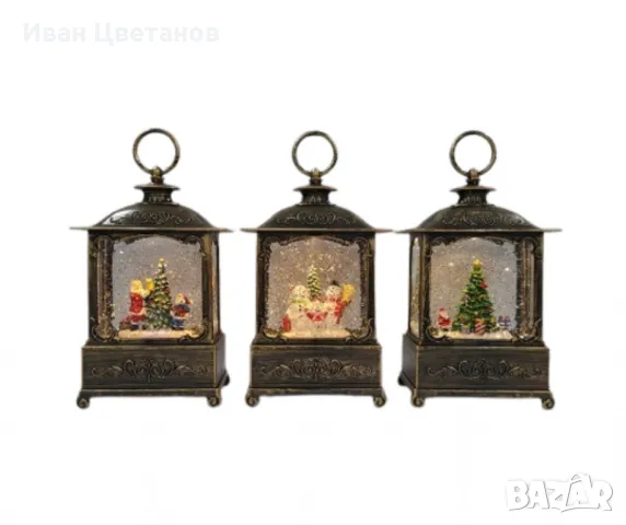 Коледен светлинен фенер