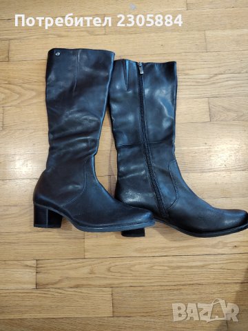 Кожени ботуши Caprice естествена кожа 