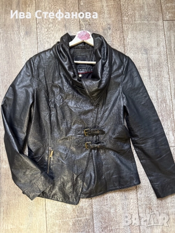 Ново дамско кожено  яке 100 % естествена кожа , снимка 6 - Якета - 48933413