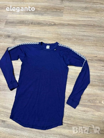 Мъжко ! Helly Hansen  Dry Stripe Crew Long Sleeve Baselayer - Navy, L размер, снимка 3 - Тениски - 52827636