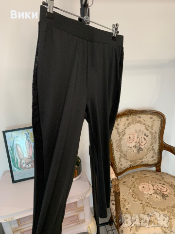 Черен клин с дантела в размер М, снимка 14 - Клинове - 44922585