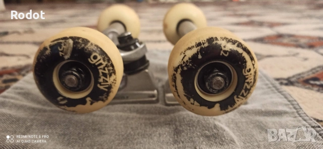 Скейтборд машинки/колесари Grizzly с колела,лагери и болтове., снимка 9 - Скейтборд, ховърборд, уейвборд - 53272374