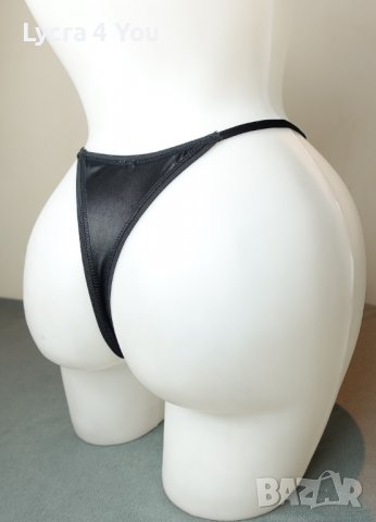 C&A Lingerie XS/S черни лъскави прашки със златни сърца, снимка 5 - Бельо - 40080299