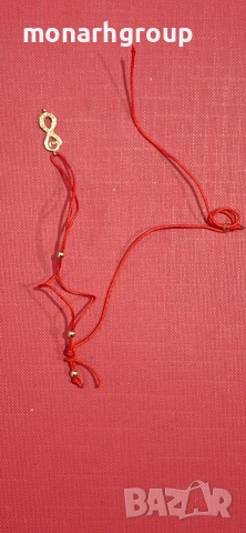 Златна гривна конец /скъсана/, снимка 2 - Гривни - 52960204