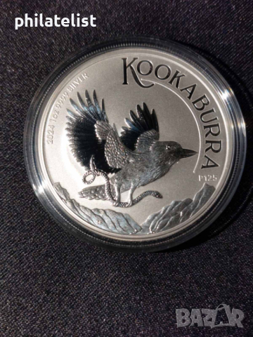 Австралия 2024 - 1 долар - Австралийската Кукабура – 1 OZ – Сребърна монета, снимка 4 - Нумизматика и бонистика - 44781008