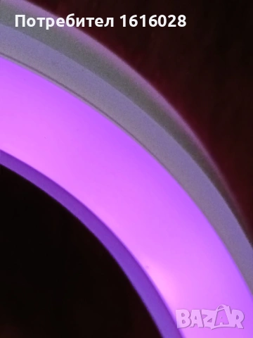 Неонова LED стенна лампа Сладолед., снимка 4 - Лампи за стена - 42855909